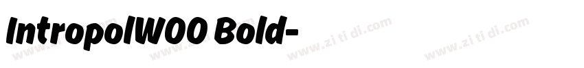 IntropolW00 Bold字体转换
